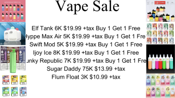 Dart Beverage Center, Vape Sale: Buy One, Get One Free